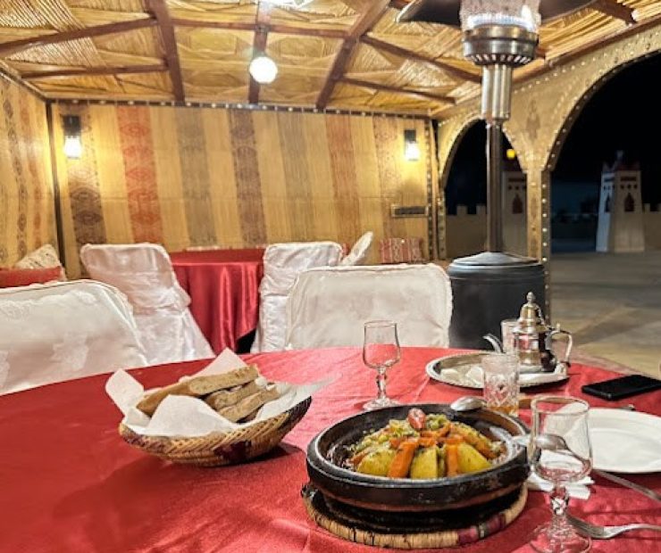 Restaurant tente Ferme d’hôtes Dar Al Fourssane Ouarzazate